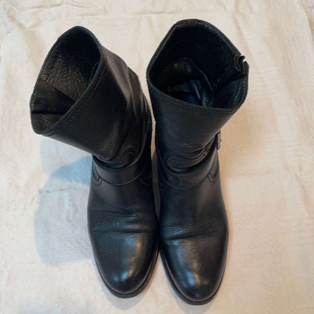 Prada Black Leather Boats